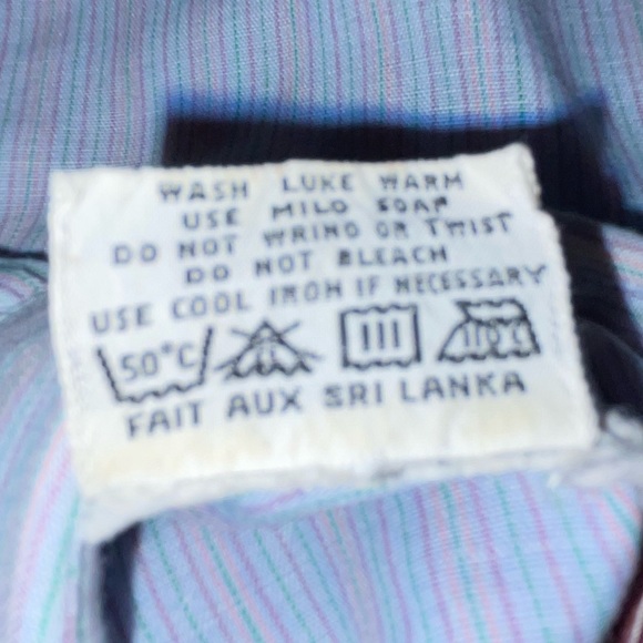 Vintage Steven Barry Long Sleeve Button Down Striped Shirt - Picture 6 of 7